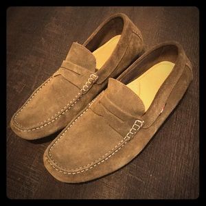 Tommy Hilfiger Suede Penny Loafers